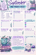 FREE September Mid-Month Reset | Printable