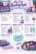 FREE My Cosy Reading Night | Printable Reading Journal Page