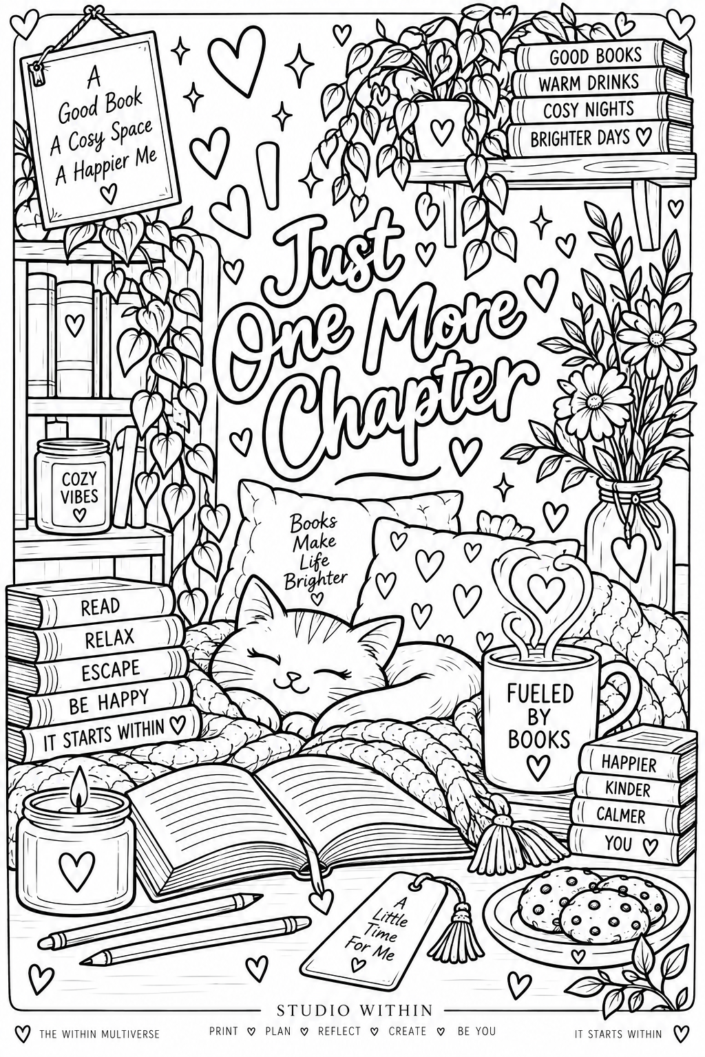 FREE Cosy Colouring Pages Mini Collection | Printable pages