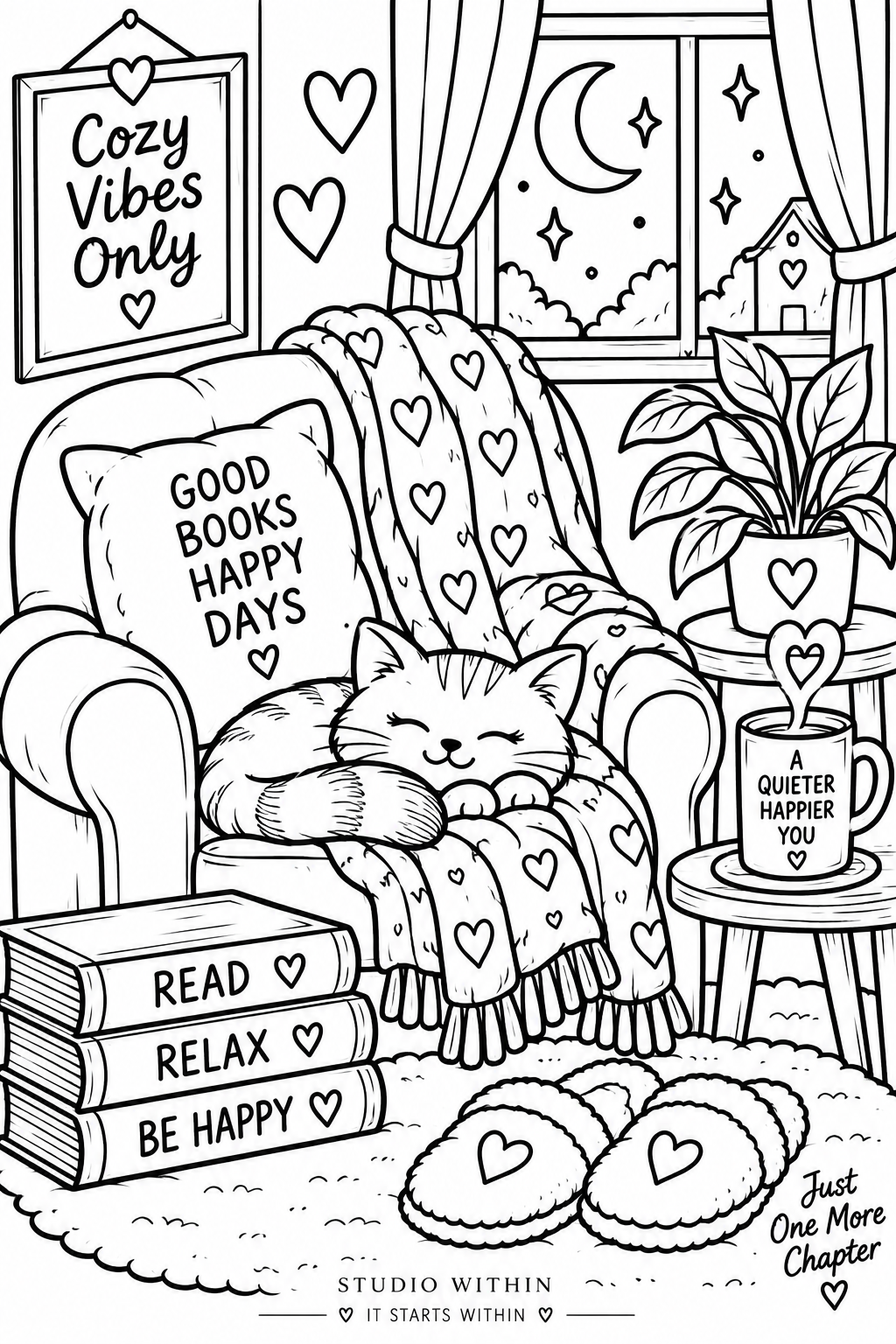 FREE Cosy Colouring Pages Mini Collection | Printable pages